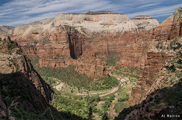 Zion Canyon by Al Rollins